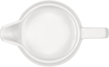 White Sauce Boat 4.4" dia. x 2.2" 3.4 oz Dimension by Bauscher