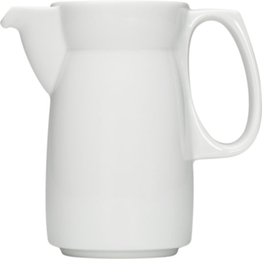 White Coffeepot Bottom 5" dia. x 4.9" 10.1 oz Dimension by Bauscher