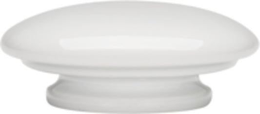 White Coffeepot Cover 2.8" dia. x 1.1" 10.1 oz Dimension by Bauscher