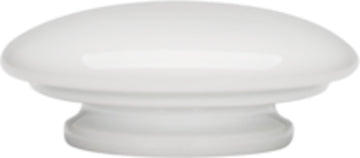 White Coffeepot Cover 2.8" dia. x 1.1" 10.1 oz Dimension by Bauscher
