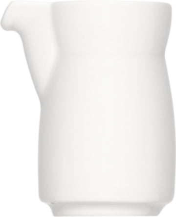 White Creamer 3" dia. x 3.8" 5.1 oz Dimension by Bauscher