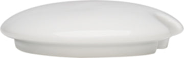 White Sugar Bowl Cover 3.6" dia. x 0.9" 7.4 oz Dimension by Bauscher