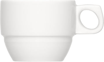 White Cup 3" dia. x 3" 7.4 oz Dimension by Bauscher