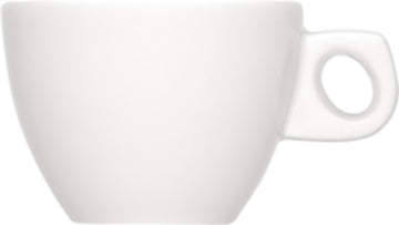 White Cup 2.7" dia. x 2" 3 oz Dimension by Bauscher