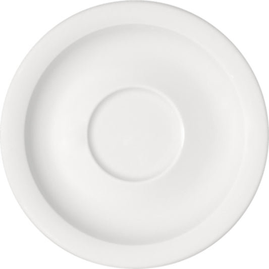 White Saucer 6.1" dia. x 0.7" Dimension by Bauscher
