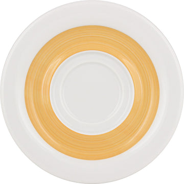 Sun Saucer with Two Wells 6.4" dia. Dimension by Bauscher