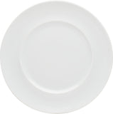 White Flat Plate with Narrow Rim 6.3