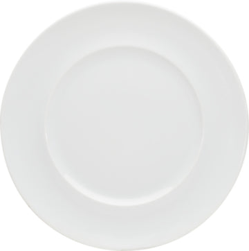 White Flat Plate with Narrow Rim 6.3" dia. x 0.8" Enjoy by Bauscher