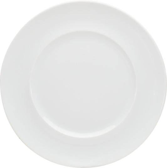 White Flat Plate with Rim 10.3" dia. x 0.9" Enjoy by Bauscher