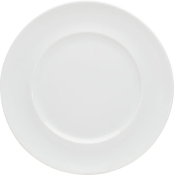 White Flat Plate with Rim 10.3" dia. x 0.9" Enjoy by Bauscher