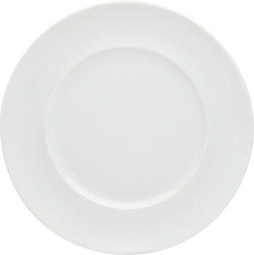 White Flat Plate with Rim 10.9" dia. x 1" Enjoy by Bauscher