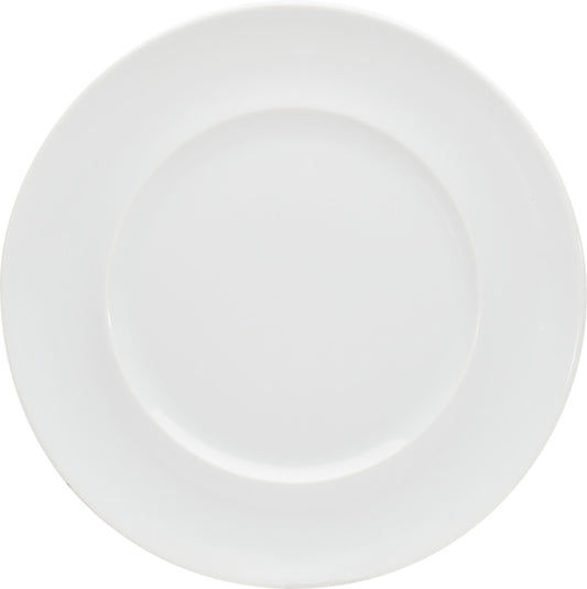 White Flat Plate With Rim 12.5" dia. x 1" Enjoy by Bauscher