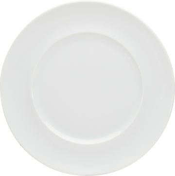 White Flat Plate With Rim 12.5" dia. x 1" Enjoy by Bauscher