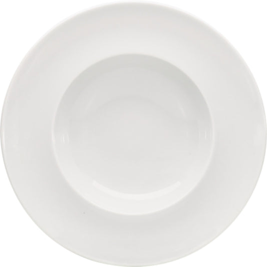 White Deep Plate With Rim 6.3" dia. x 1.5" 2.7 oz Enjoy by Bauscher