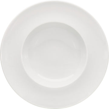 White Deep Plate With Rim 6.3" dia. x 1.5" 2.7 oz Enjoy by Bauscher