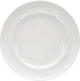 White Flat Plate with Narrow Rim 8.2
