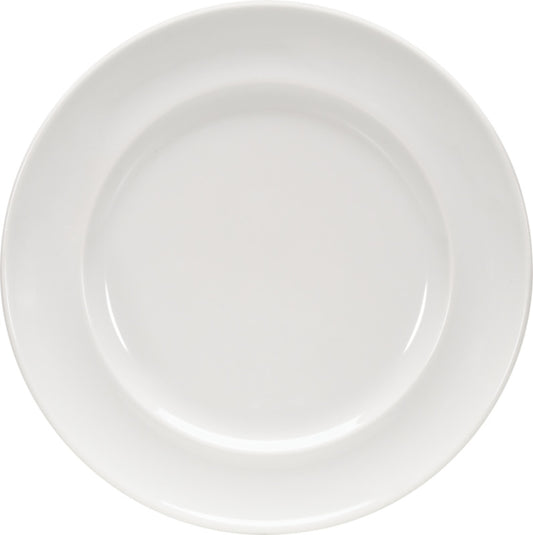 White Flat Plate with Narrow Rim 11" dia. x 1" Enjoy by Bauscher