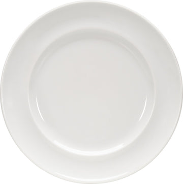 White Flat Plate with Narrow Rim 12.6" dia. x 1" Enjoy by Bauscher