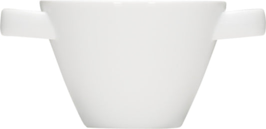 White Cream Soup Cup, Stackable 4.7" dia. x 3.1" 14.9 oz Enjoy by Bauscher
