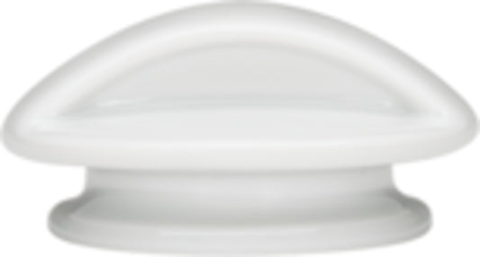White Coffee Pot Lid 2.1" dia. x 1.1" Enjoy by Bauscher