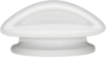 White Coffee Pot Lid 2.1" dia. x 1.1" Enjoy by Bauscher