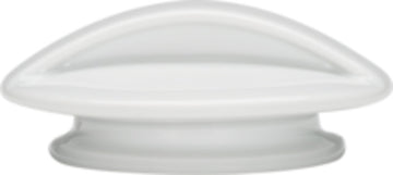 White Teapot Lid 2.9" dia. x 1.2" Enjoy by Bauscher