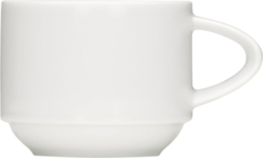 White Cup, Stackable 3" dia. x 2.4" 6.1 oz Enjoy by Bauscher