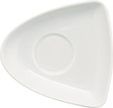 White Asymmetric Saucer 4.7