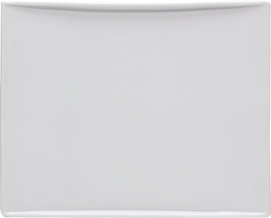 White Rectangular Platter 12.5" x 10.1" x 1.4" Emotion by Bauscher