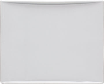 White Rectangular Platter 12.5" x 10.1" x 1.4" Emotion by Bauscher