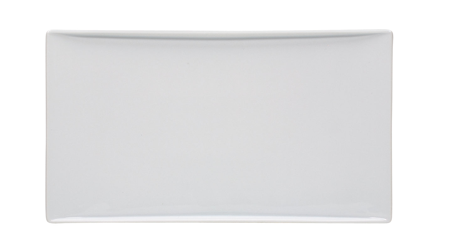 White Rectangular Platter 14.1