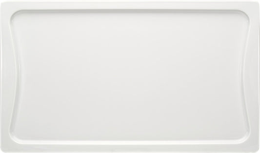 White Gastronorm Tray 20.9" x 12.8" x 0.8" Buffet by Bauscher