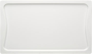 White Gastronorm Tray 20.9" x 12.8" x 0.8" Buffet by Bauscher