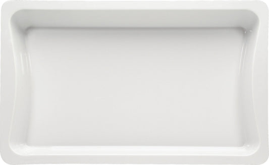 White Gastronorm Tray 20.9" x 12.8" x 2.6" 236.7 oz Buffet by Bauscher