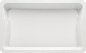 White Gastronorm Tray 20.9" x 12.8" x 2.6" 236.7 oz Buffet by Bauscher