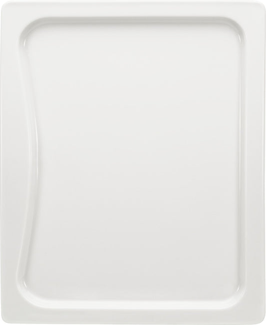 White Gastronorm Tray 12.8" x 10.4" x 0.8" Buffet by Bauscher