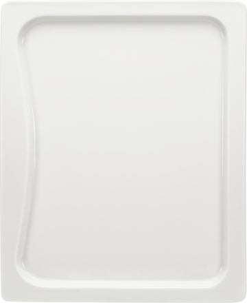 White Gastronorm Tray 12.8" x 10.4" x 0.8" Buffet by Bauscher