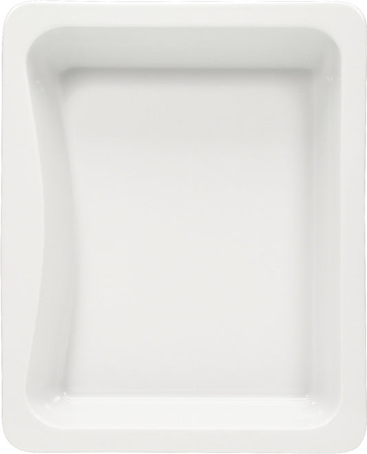 White Gastronorm Tray 12.8" x 10.4" x 3.9" 158.9 oz Buffet by Bauscher