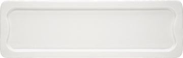 White Gastronorm Tray 20.9" x 6.4" x 0.8" Buffet by Bauscher