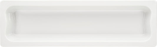 White Gastronorm Tray 20.9" x 6.4" x 2.6" 101.4 oz Buffet by Bauscher