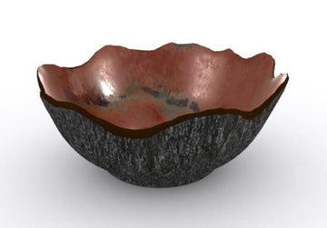 Cracked Bowl SR1011 A18 C2 8.5" dia. Custom Stocked by Studio Raw