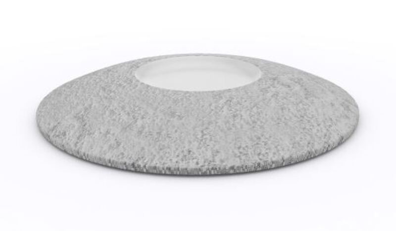 Round Plate SRH007 A1 C1 9.8" dia. Custom Stocked by Studio Raw