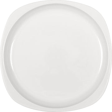 White Flat Plate 8.9" dia. x 1.1" Bauhaus & B1100 by Bauscher
