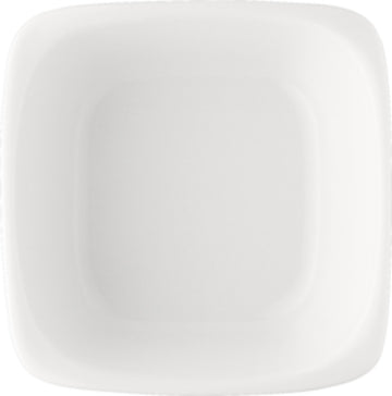 White Salad Dish 3.9" x 3.9" x 1.4" 5.4 oz Modulus by Bauscher