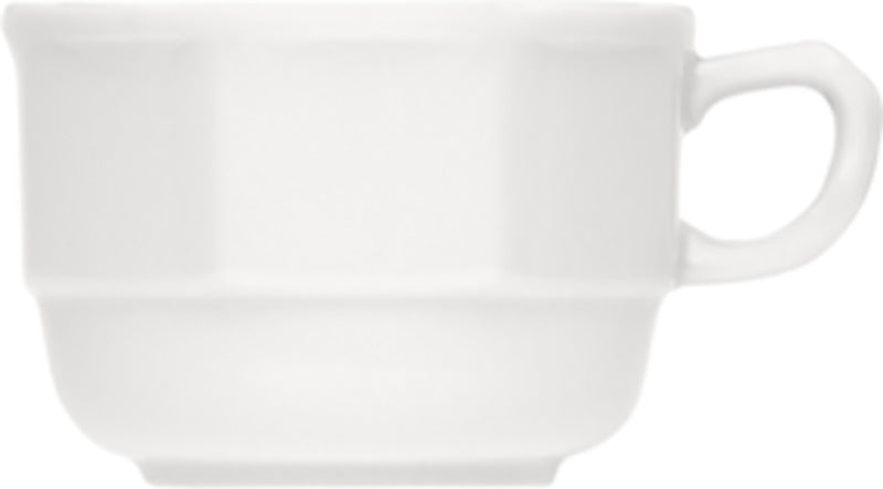 White Cup 3.3" dia. x 2.2" 6.1 oz Bauhaus & B1100 by Bauscher