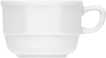 White Cup 3.3" dia. x 2.2" 6.1 oz Bauhaus & B1100 by Bauscher