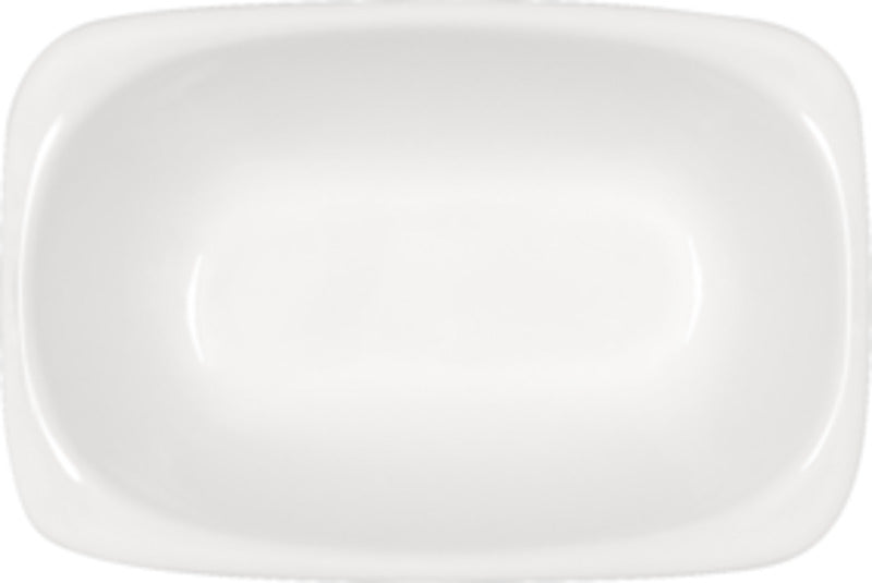 White Rectangular Dish 3.9