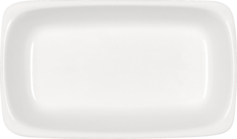 White Rectangular Dish 6.8