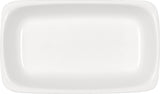 White Rectangular Dish 6.8