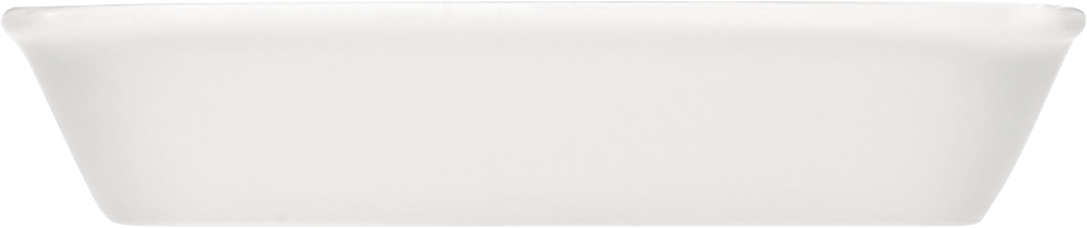 White Rectangular Dish 6.8